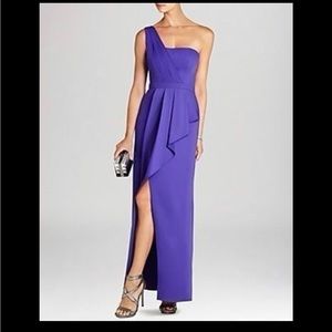 BCBG one shoulder "Kristine" dress sz 4P